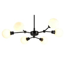 Sherry Iron & Glass 6 Light Pendant